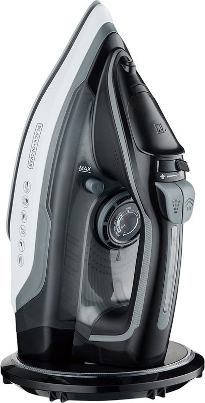 BLACK+DECKER BXIR2602IN 2600 W Steam Iron(Black, White)
