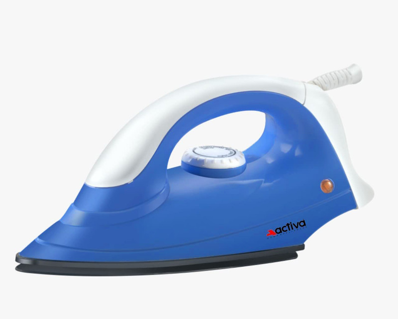 ACTIVA by ACTIVA ABS Coral Light Weight 900 W Dry Iron(Blue, White)