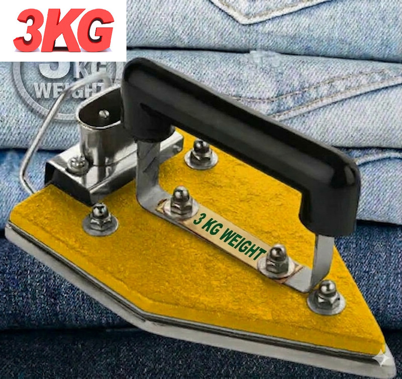 TOMLIX heavy weight iron manual electric-box-best-quality-pluck-wire 750 W Dry Iron(GOLDEN)