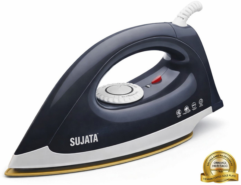 SUJATA by Sujata Smooth Slide 1100 Watts Dry iron 1100 W Dry Iron(Midnight Blue, White)