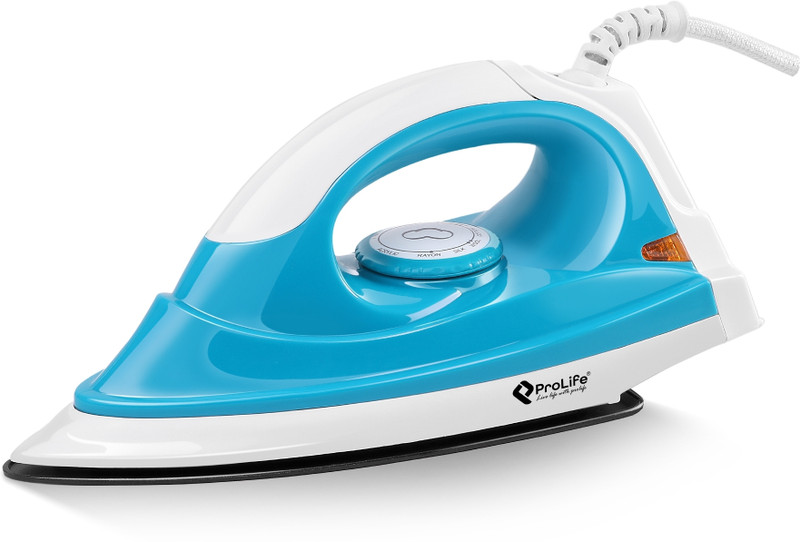 PROLIFE Apollo ISI Certified 1100 W Dry Iron(White & Turquoise)