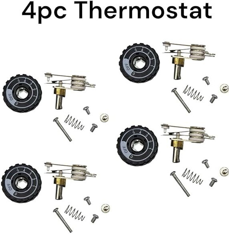 Zenith Thermostat Set for Silver Star Steam Iron ES-300L and ES-300, Thermal Controller 0 W Steam Iron(Black)