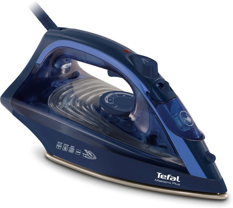 Tefal Maestro Plus 2200 W Steam Iron(Blue)