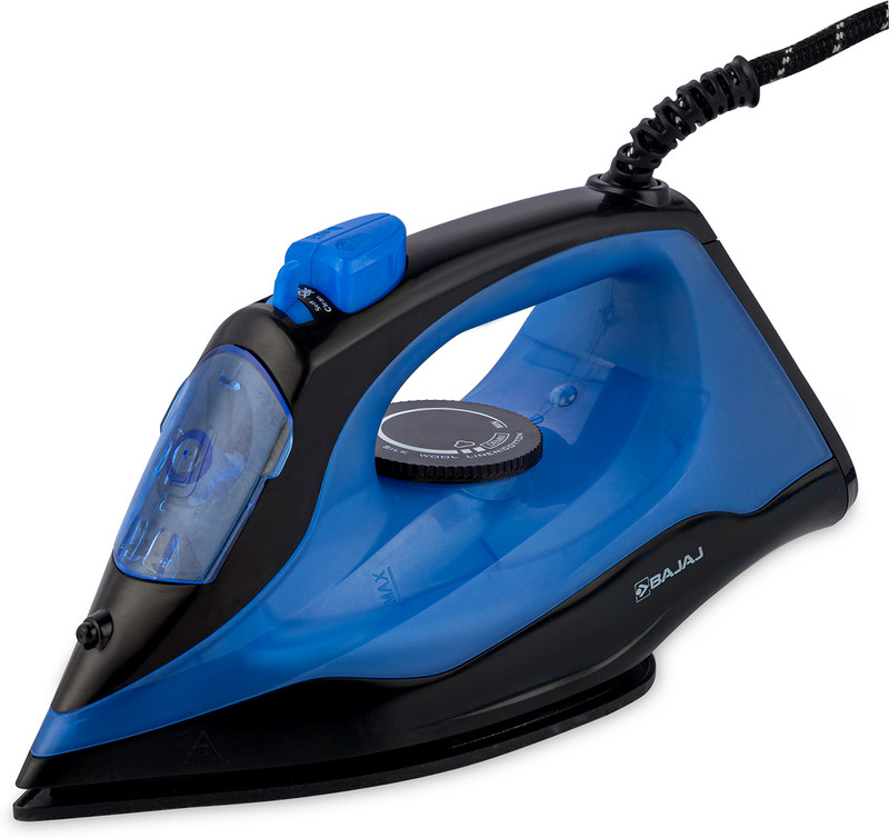 BAJAJ 440519 1600 W Steam Iron(Black, Blue)