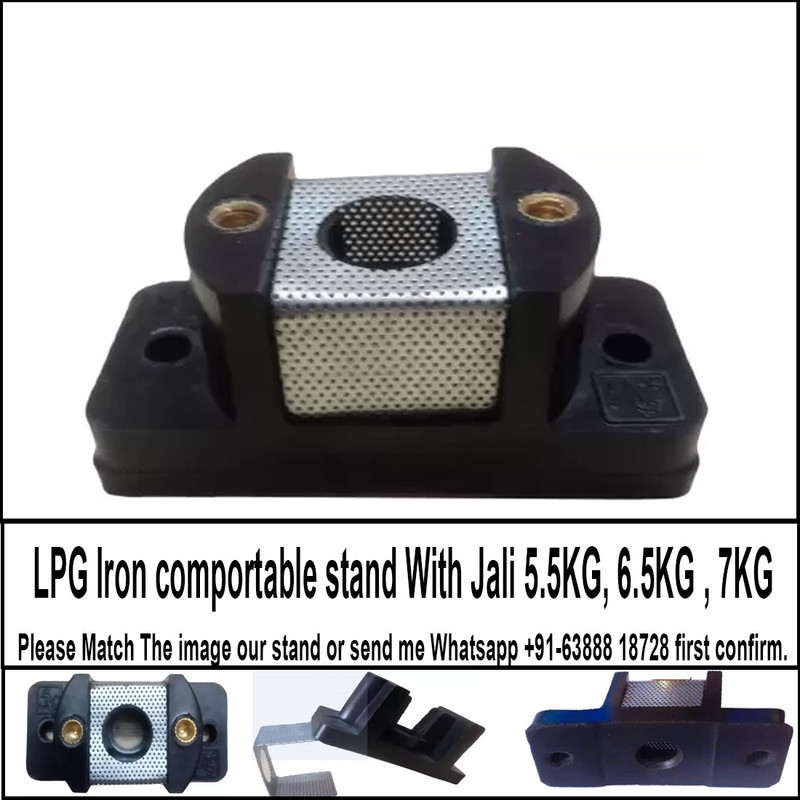 new gold tech LPG_Iron_Stand_with_jali_5.5kg_6.5Kg_7KG 0 W LP Gas(Black)