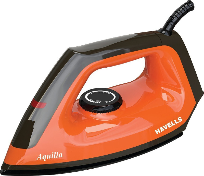 HAVELLS aquila 1000 W Dry Iron(Orange)