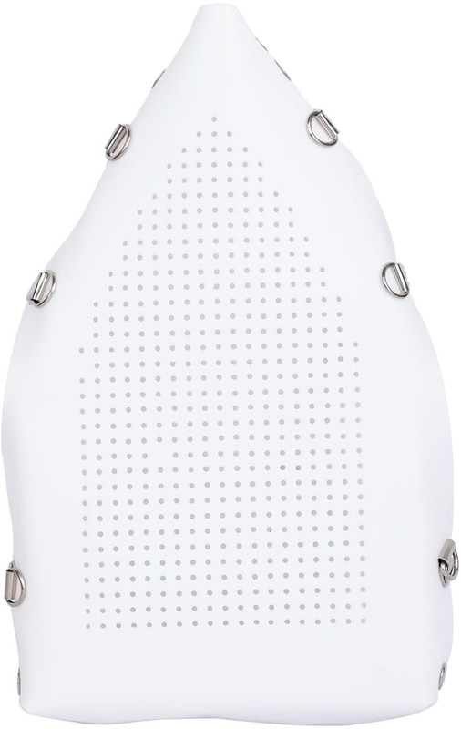 TEQZIA Teflon Iron Shoe Non-Stick Sole Plate with Heat-Resistant Coating 0 W Steam Iron(Grey)