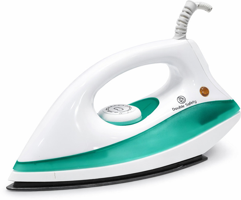 Double Safety by Double Safety Phuket Dry Iron press 1000 watts fast heating 1000 W Dry Iron(blue and white)