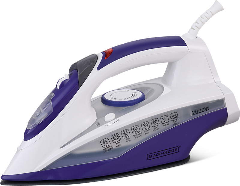 BLACK+DECKER BXIR2003IN 2000 W Steam Iron(Blue, White)