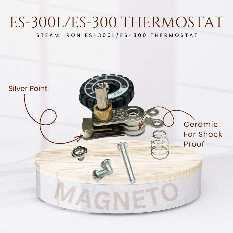 Magneto Thermostat ES-300l / ES-300 1600 W Steam Iron(Black)