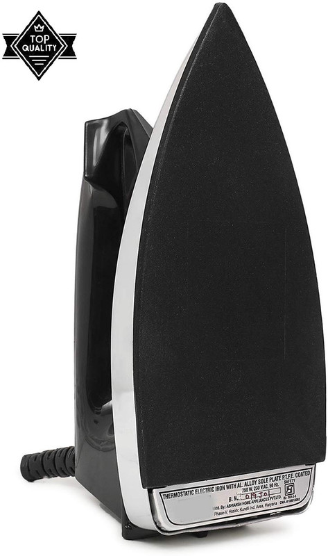 LE - EASE LITE Automatic ironing dry iron box with quick heat technology press for home 750 W Dry Iron(Black)