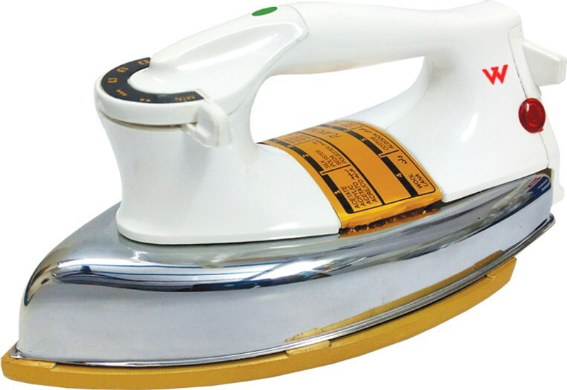 Wellus Sapphire Heavy Weight Golden American Heritage soleplate 1000 W Dry Iron(White)