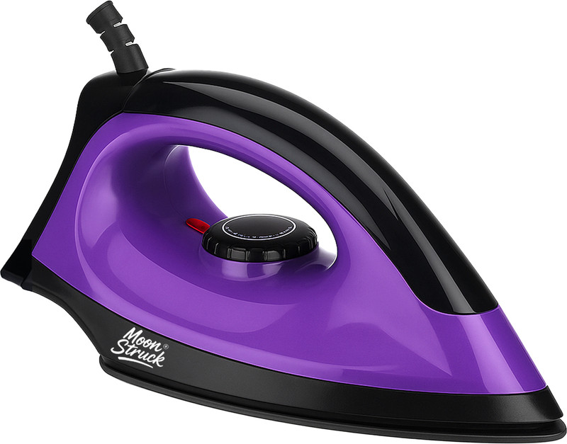 Moonstruck by Moonstruck Lavex 1100 Watt Dry Iron | Non-Stick Soleplate | Lightweight & Compact 1100 W Dry Iron(Purple)