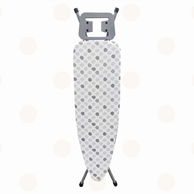 Tidy Homz Nile Portable Ironing Board with Folded Legs & Height Adjustable Legs - Build In Press Holder - Cover with Foam Pad - Butterfly Design Ironing Board