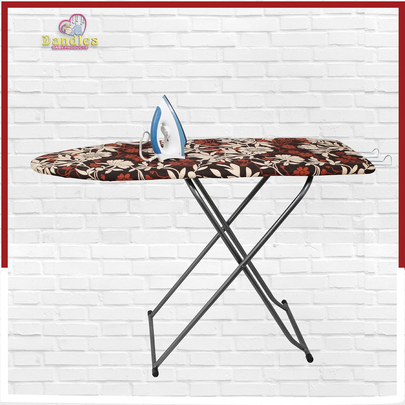 DANDLES Foldable Smart Dual Height Adjustable Space Saver Ironing Board