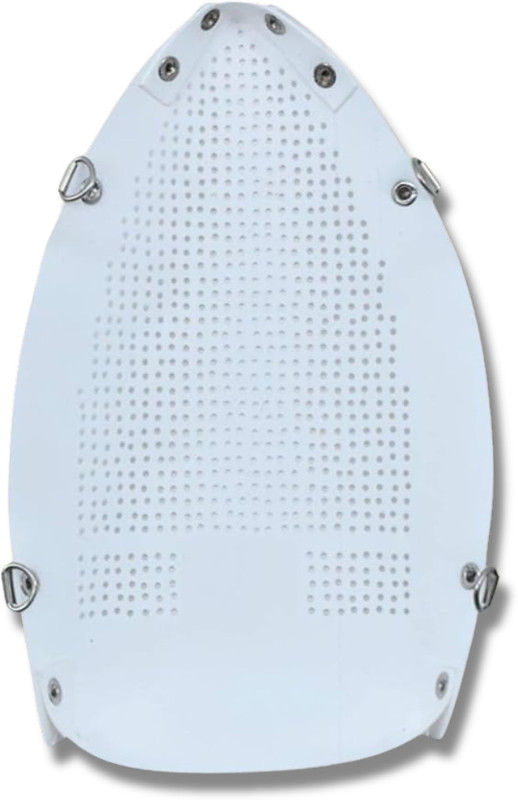 RUSHKO White Teflon Iron Sole Protector, Slip-On Cover for Electric Steam & Dry Irons Ironing Mat(Silicone)
