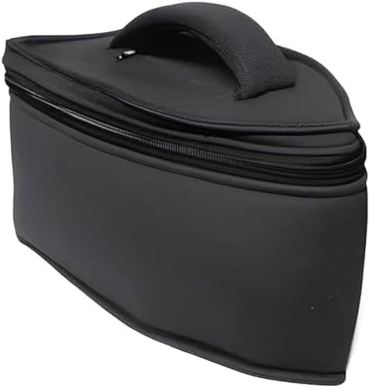 JEJIME Iron Cover Press Storage Bag Travelling and Home Storage, Black, Zippered Iron Ironing Mat(Cotton, Sponge)