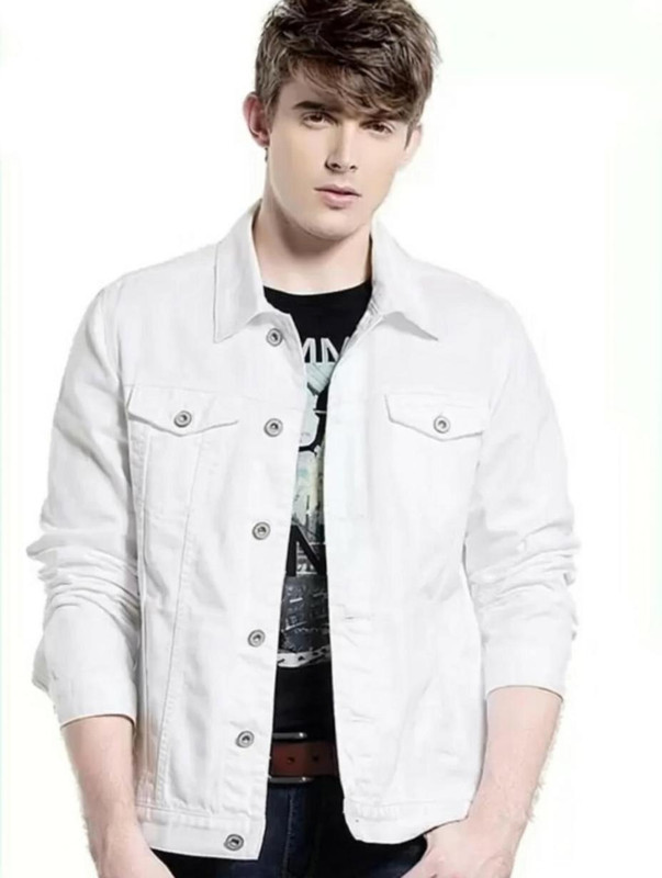 Emmy Word 3/4th Sleeve Solid Men Denim Jacket