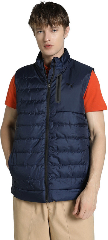 PUMA Sleeveless Self Design Men Jacket