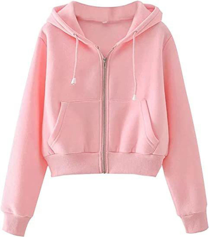 ALMODEBY Full Sleeve Solid Women Sweatshirt