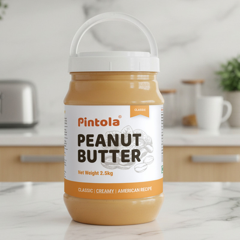 Pintola Classic Peanut Butter American Recipe (Creamy)(2.5 kg)