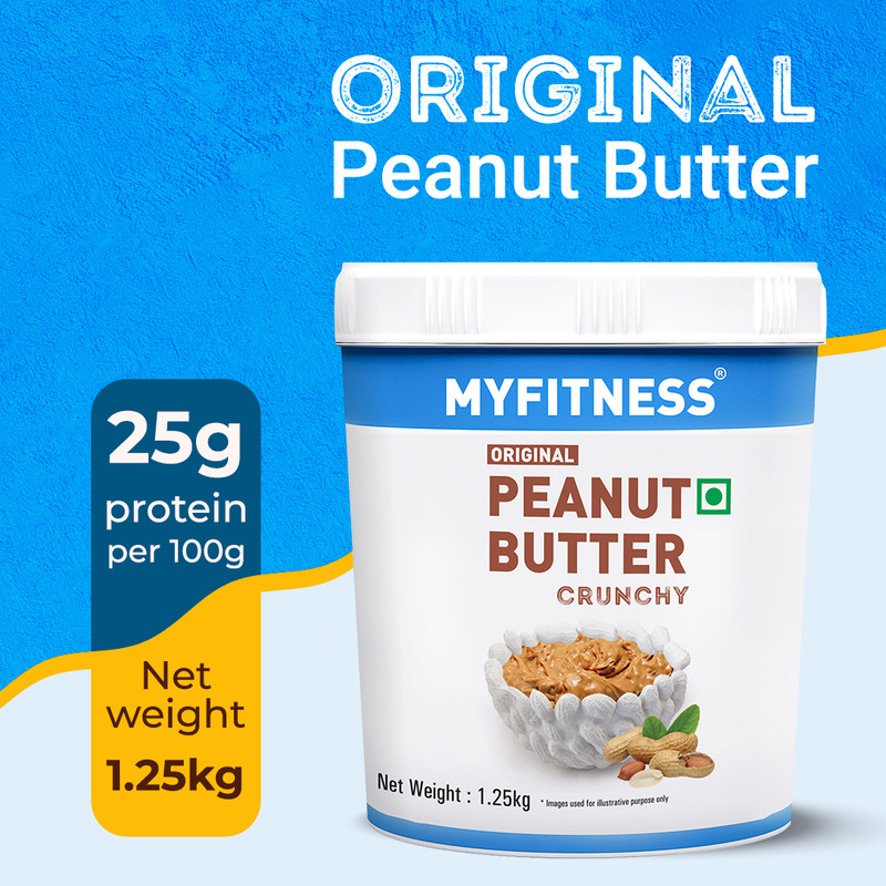 MYFITNESS Original Peanut Butter (Crunchy)(1250 g)