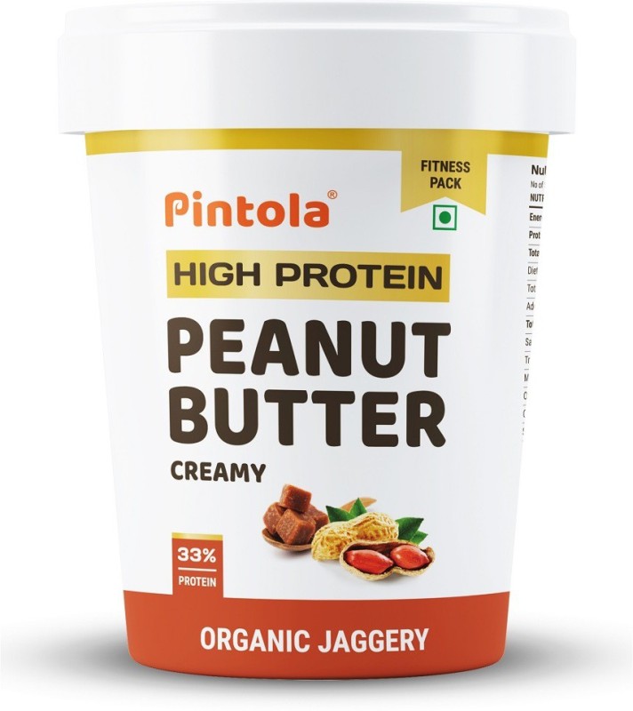 Pintola HIGH Protein Peanut Butter (JAGGERY) (Creamy) 510 g