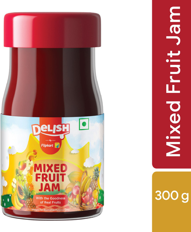 Delish by Flipkart Mixed Fruit Jam(300 g)