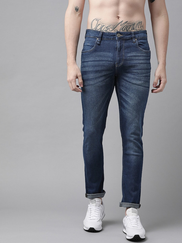 Roadster Regular Men Dark Blue Jeans