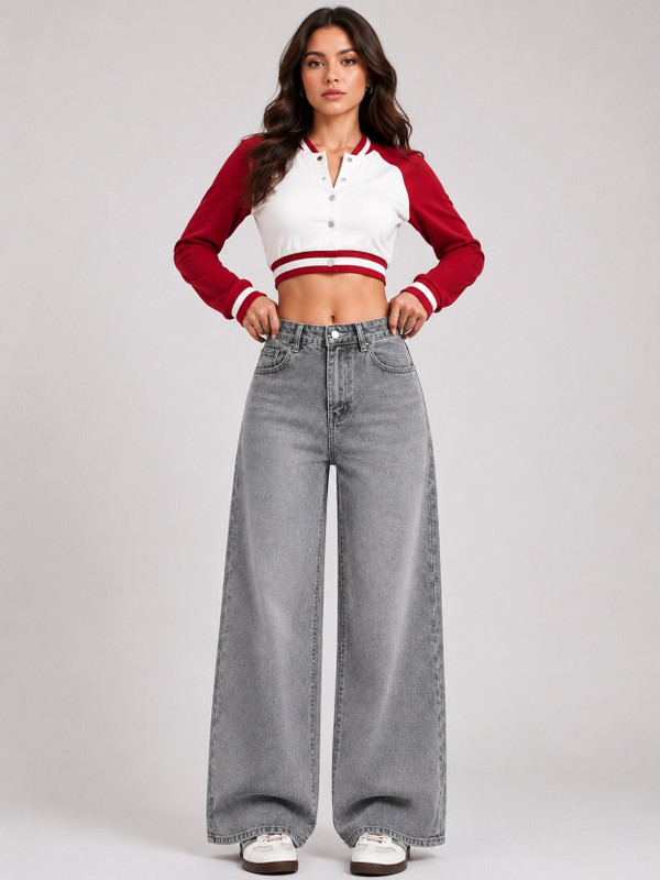 KOTTY Flared Women Grey Jeans