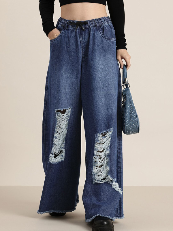 Here&now Regular Women Blue Jeans