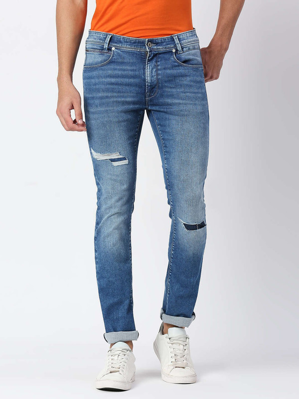 Pepe Jeans Slim Men Blue Jeans