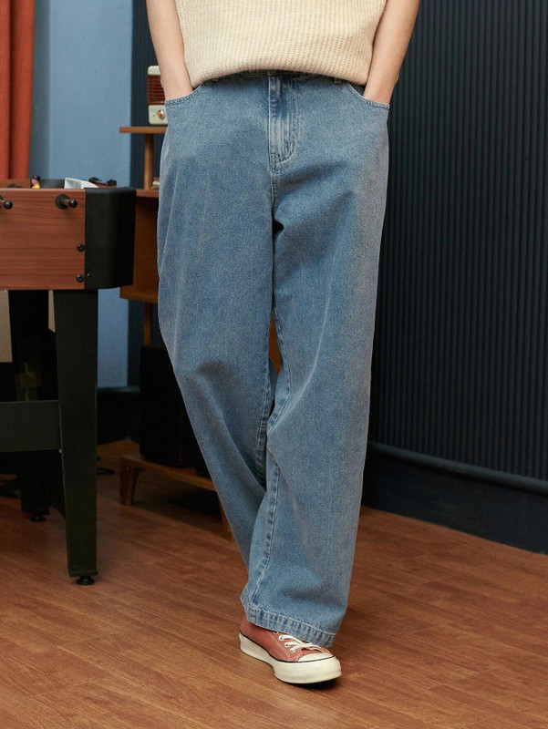 KOTTY Loose Fit Men Light Blue Jeans