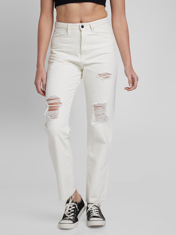 Spykar Women White Jeans