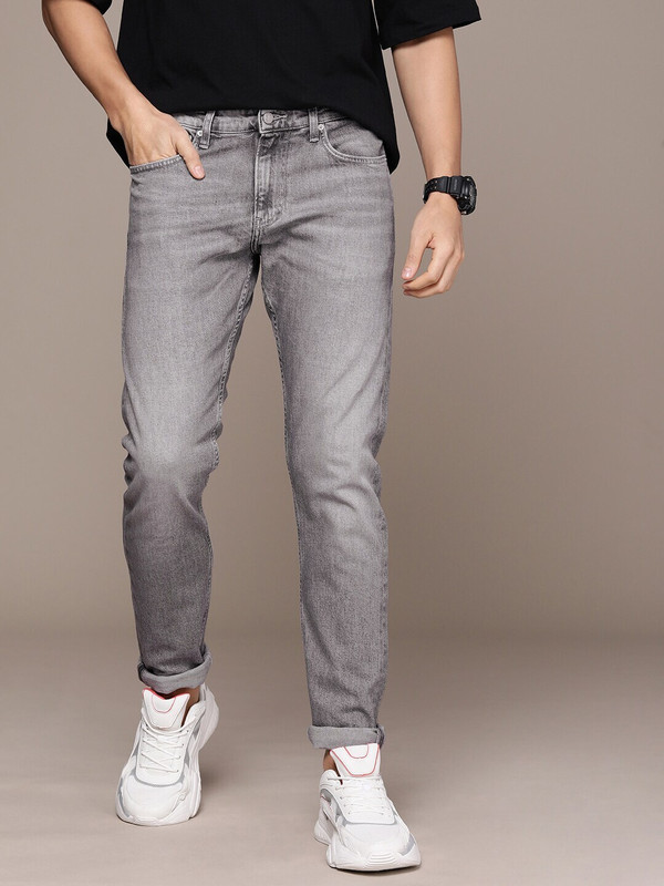 Calvin Klein Jeans Slim Men Grey Jeans