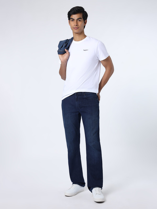 Pepe Jeans Straight Fit Men Blue Jeans