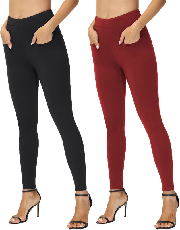 BALDRIC Western Wear Legging(Multicolor, Solid)