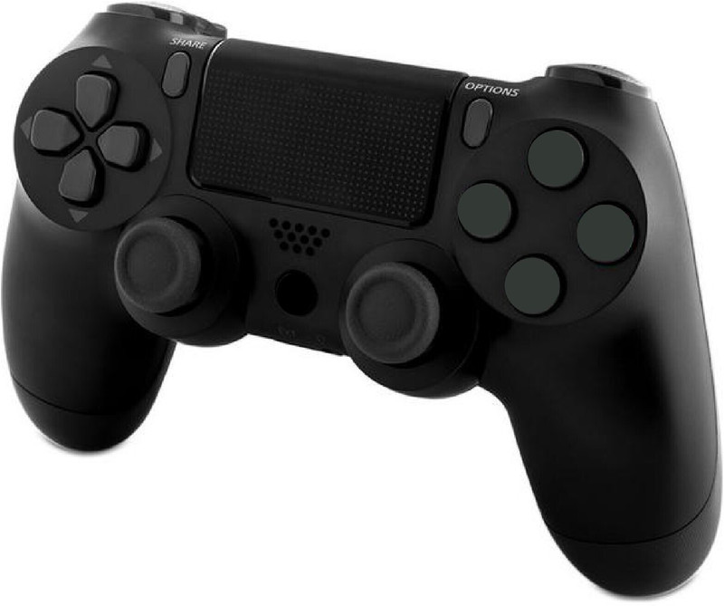DWH Wireless Controller compatible with Playstation 4 Professional usb Wireless Gamepad compatible with PlayStation 4/PS4 Slim/PS4 Pro Joystick (Black, For PS4)  Joystick(Black, For PS4)