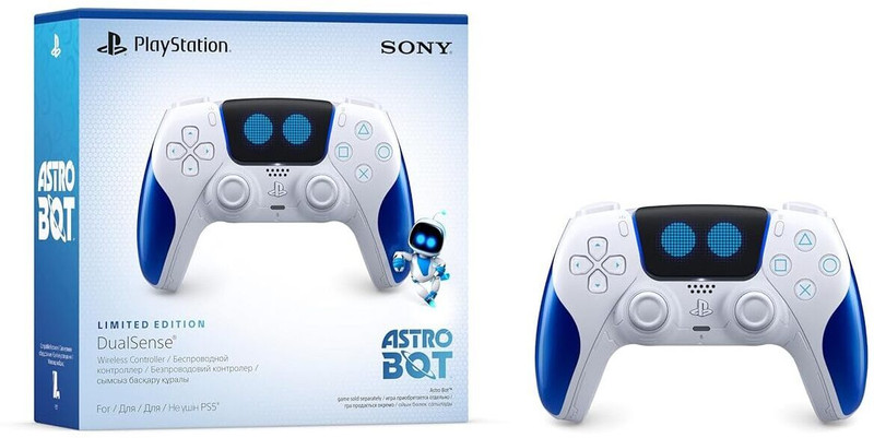 SONY PlayStation Ps5 Dualsense Wireless Controller Astro Bot Edition  Joystick(Grey, For PS4)