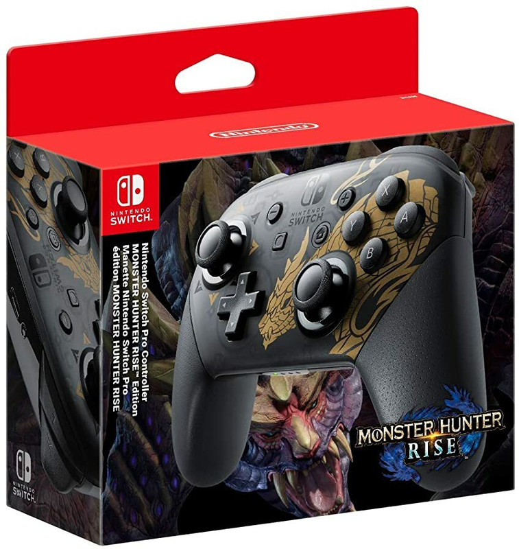 NINTENDO Monster Hunter Rise PRO  Joystick(Black, For Wii)