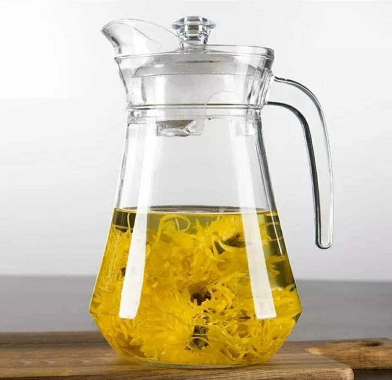 HOMLASA 1750 L Glass Water Jug