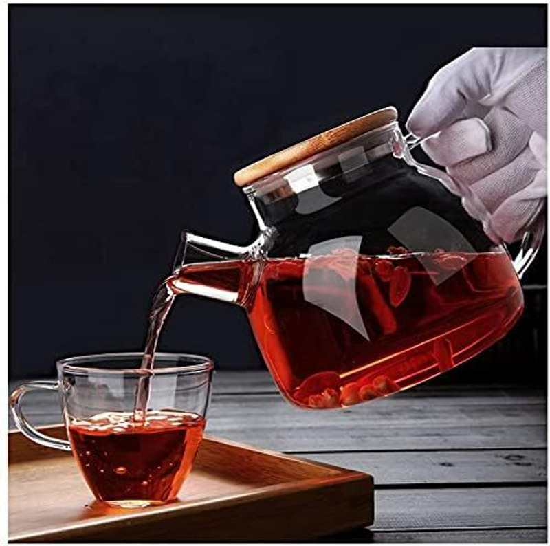 S1Store 1 L Borosilicate Glass Kettle Jug