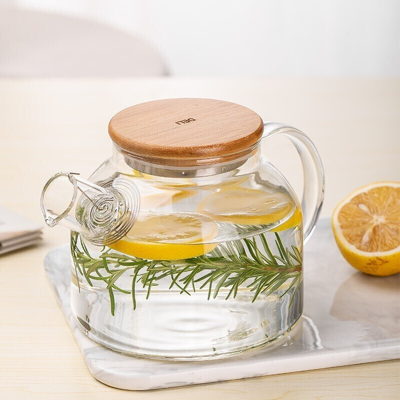 S1Store 1 L Borosilicate Glass Kettle Jug