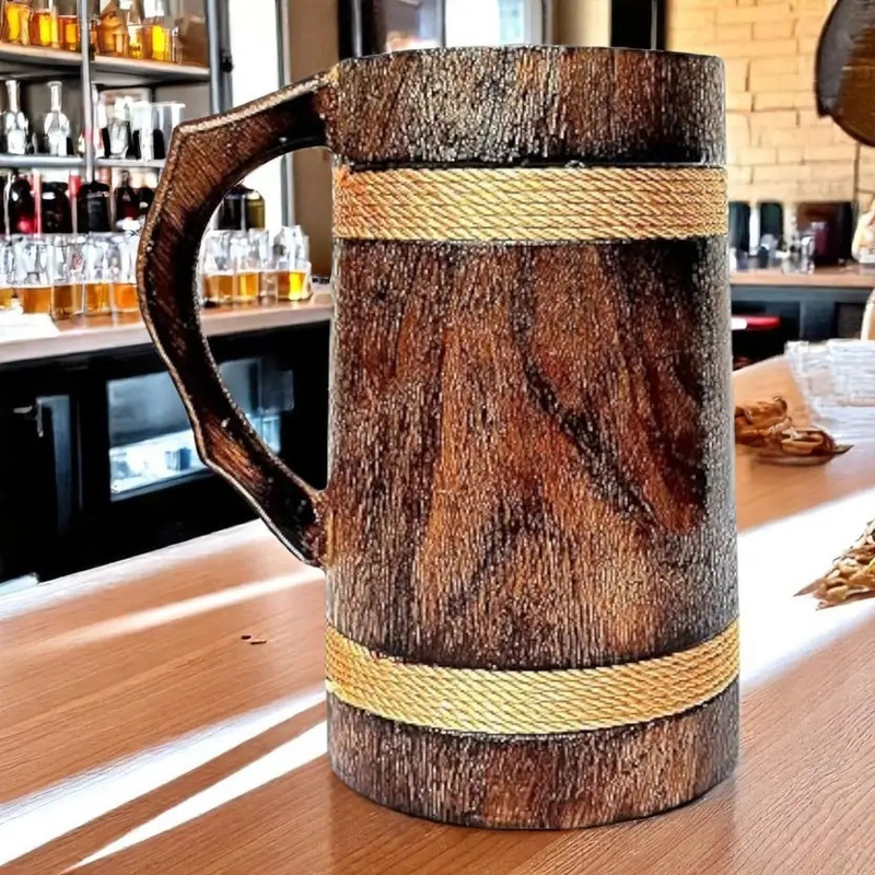 Craftology 0.75 L Wooden Water Jug