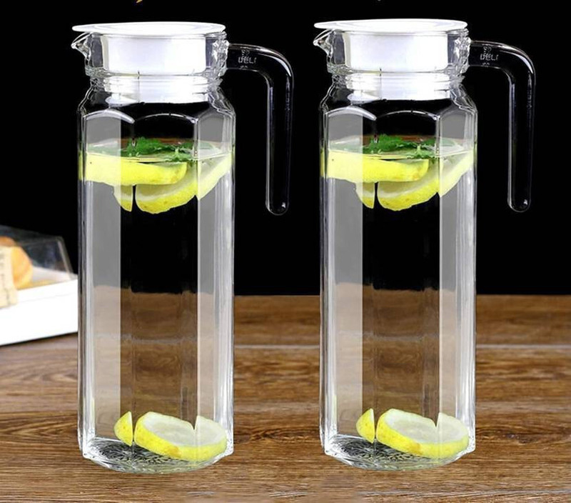 Sitaram Creation 1.1 L Glass Water Jug