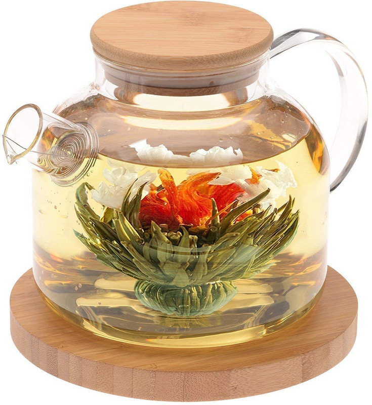 Klever Kitchen 1 L Glass Kettle Jug