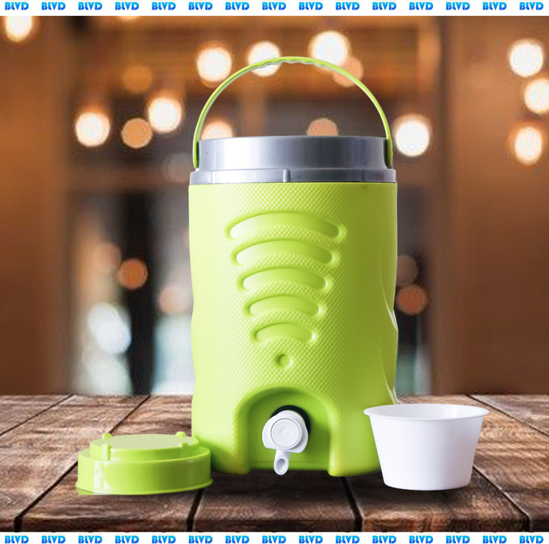 BLVD 10 L Green jug 10 L Drum(Green, Pack of 1)