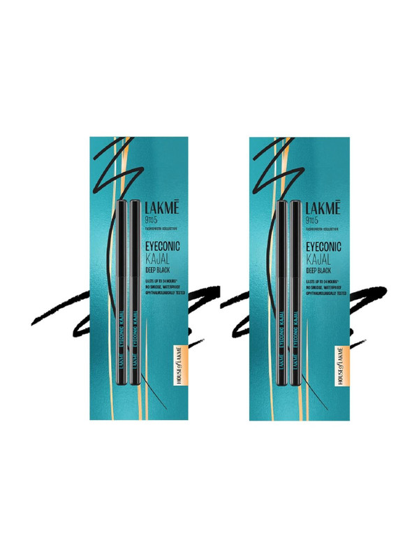 Lakmé 9 to 5 Eyeconic Kajal Twin Pack