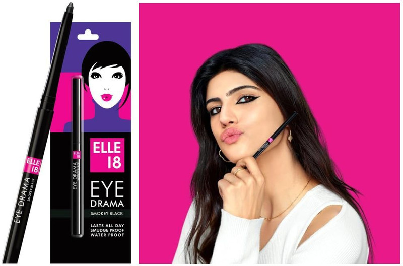 ELLE 18 bold black kajal bb(black, 0.35 g)
