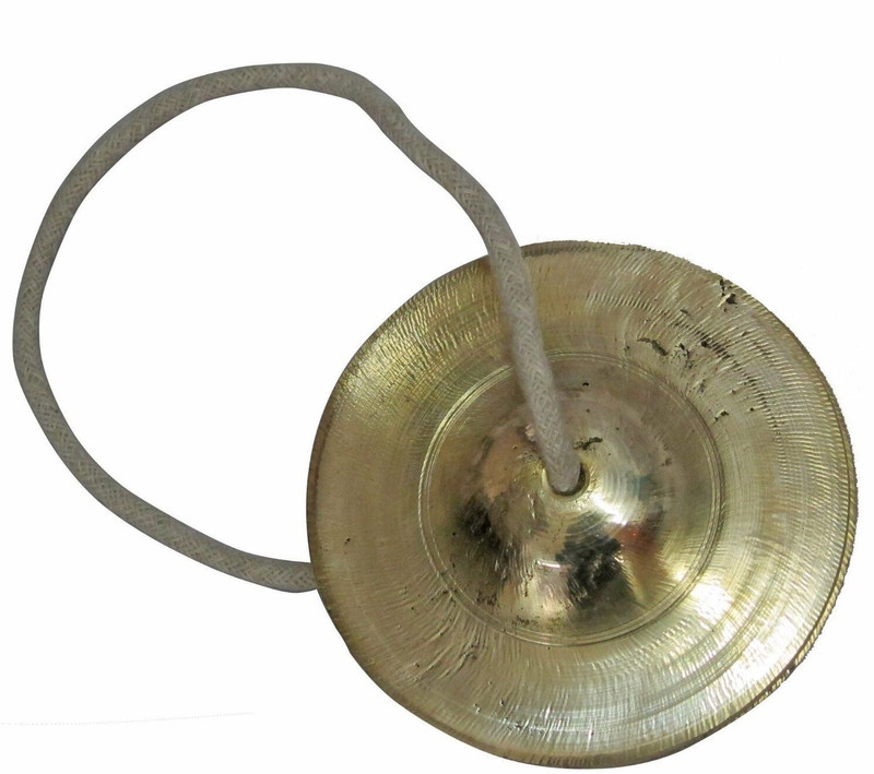 Fellix Manjeera-Brass Pooja Bell Kartal Instrument Kartal Instrument